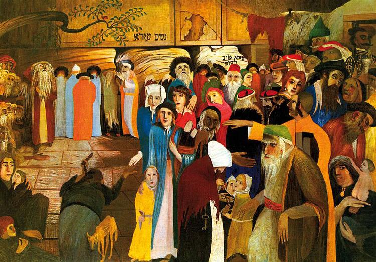 Tivadar Kosztka Csontvary Csontvary A panaszfal bejaratanal Jeruzsalemben oil painting picture
